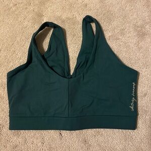 Whitney Simmons Gymshark eucalyptus sports bra